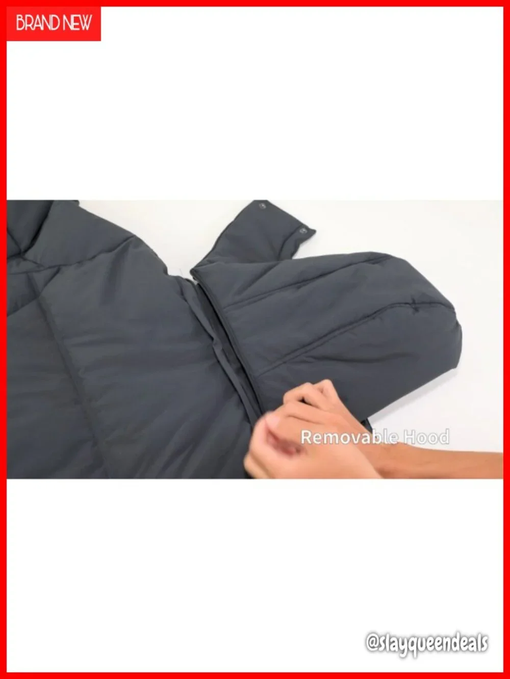 Women's Waterproof Puffer Jacket Winter Warm Hooded Down Jacket Outerwear with